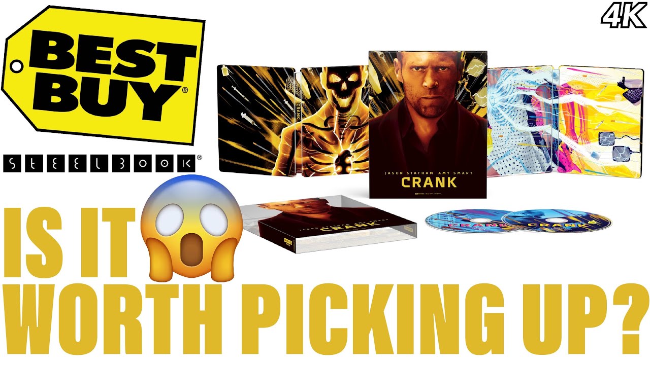 Best Buy: Crank [SteelBook] [4K Ultra HD Blu-ray/Blu-ray] [Only @ Best Buy]  [2006]