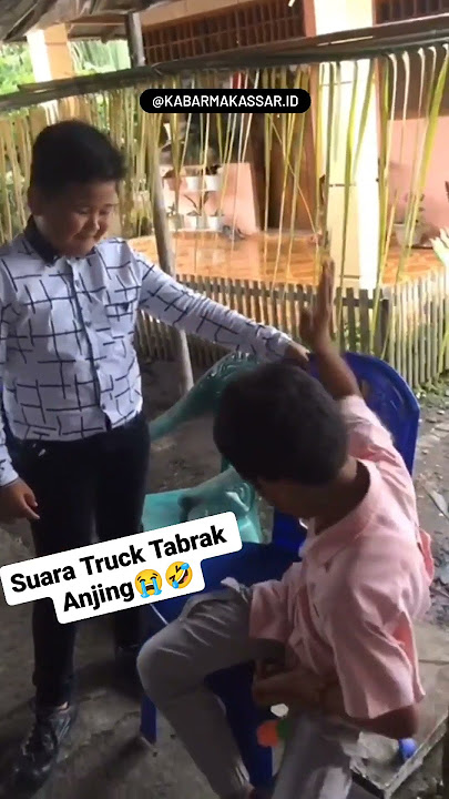Suara anjing ketabrak mobil truk.. 🤭😂