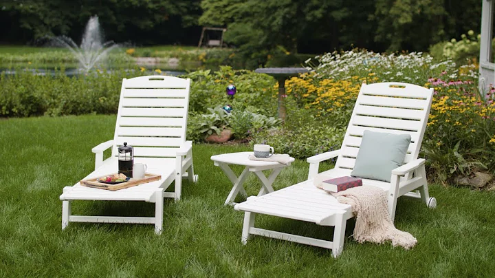 POLYWOOD® Nautical 3-Piece Chaise Set - PWS145-1