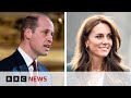 Prince William visits Kate in hospital after surgery | BBC News