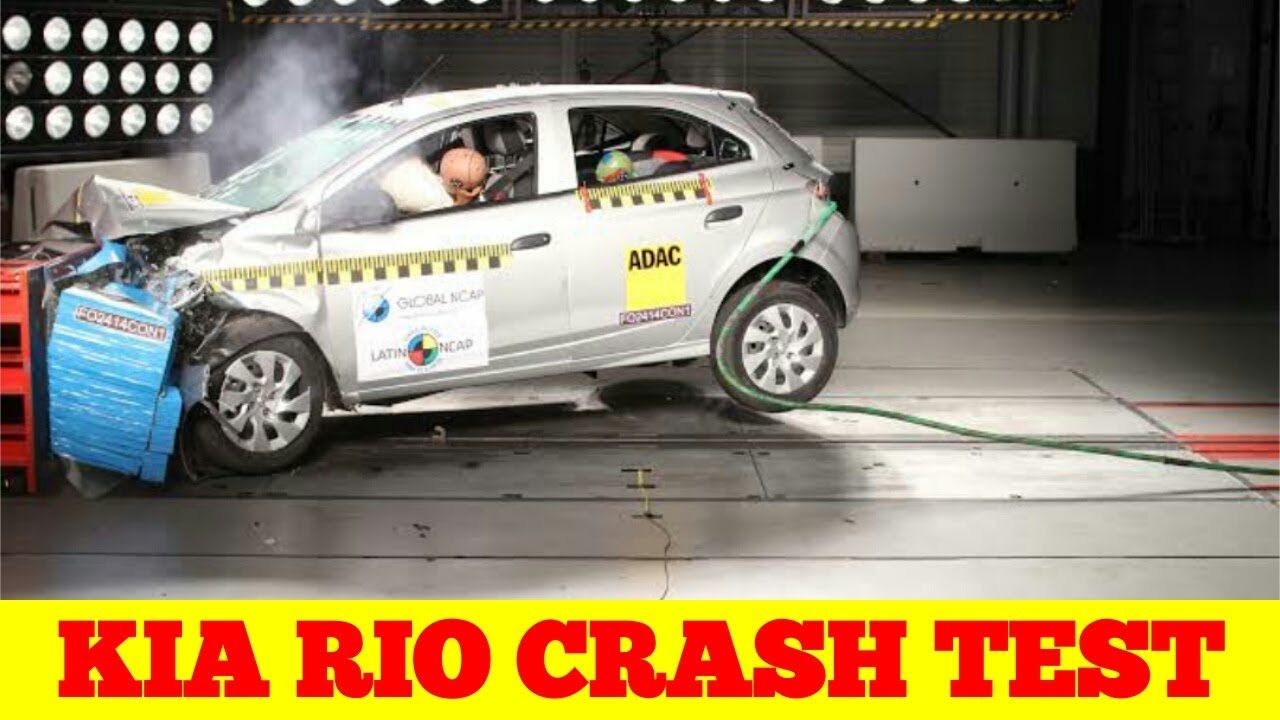 18 Kia Rio Crash Test Youtube