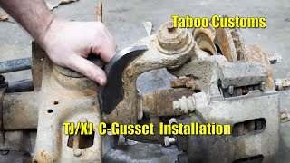 Jeep TJ/XJ Dana 30 Axle C - Gusset Installation - YouTube
