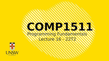 COMP1511 Week 9 Lecture 2 | Revision + Debugging