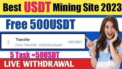 New USDT Website 2023 || Trx Cloud Mining Website || Trx & Usdt Cloud Mining Website #tron