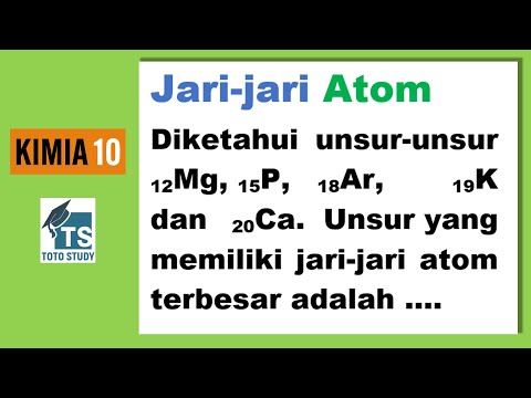 Video: Bagaimana Mencari Jejari Atom