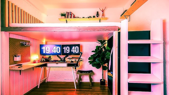 Amazing Loft Bed With Tons Of Cool