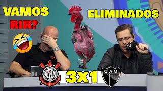 ATLÉTICO-MG ELIMINADO! &quot;REAÇÕES 98 LIVE PÊNALTIS&quot; CORINTHIANS 3x1 ATLÉTICO-MG COPA DO BRASIL.