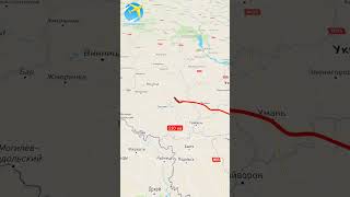Запорожье - Ивано-Франковск(По просьбе)#mapper #travelboast #shorts