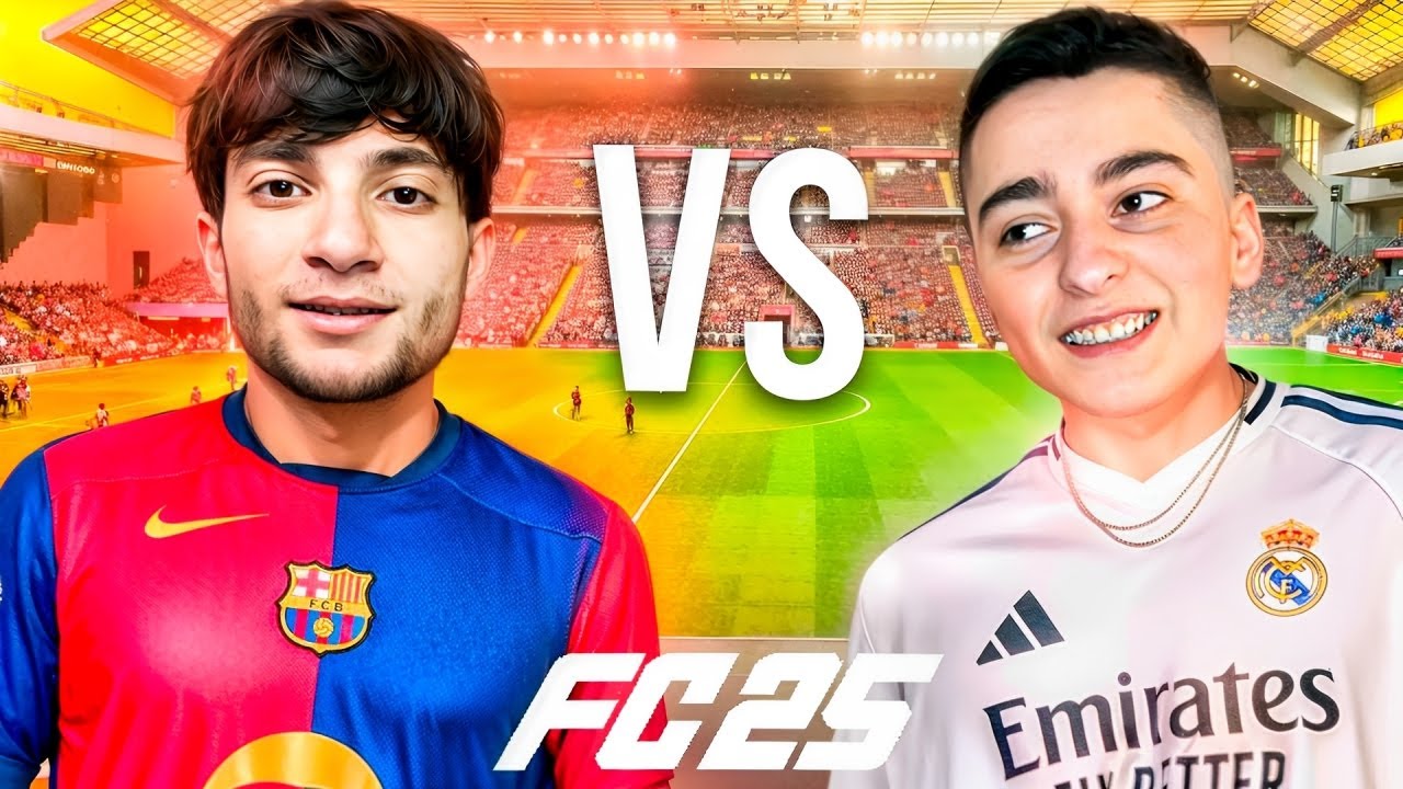 ԽԱՂՈՒՄ ԵՆՔ ԳՌԱԶ FIFA 25⚽⚽ ‪@zapinho‬ - ԴԵՄ 🥶 BARCELONA🔵🔴 VS REAL MADRID ⚪⚪ ԵԹԵ ՀԱՂԹԻ ԿՍՏԱՆԱ 100.000💰