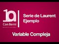 Serie de Laurent I Ejemplo 5