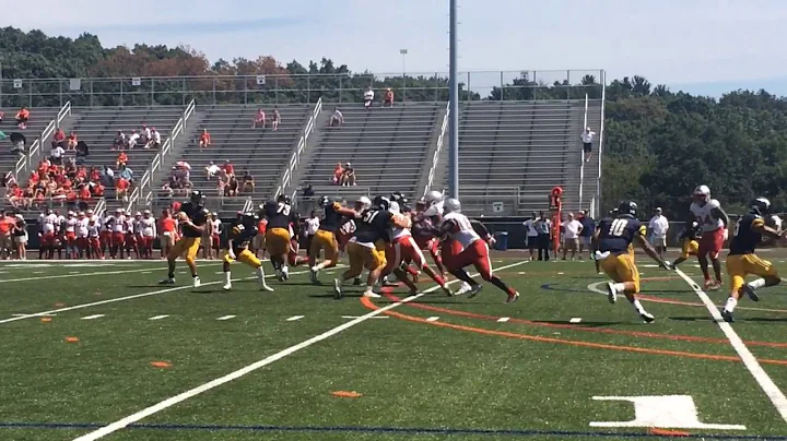 Central Catholic's Troy Fisher's TD pass to Evan F...