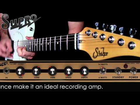 Supro 1610RT Comet Amplifier Official Demo by Mike Hermans