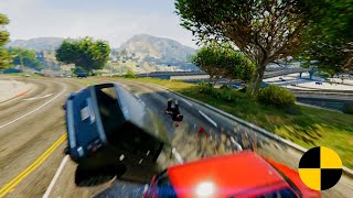 GTA 5 Real Car Crash Test V.I 95