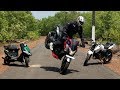 Insecure bike stunts on pulsar ns 200  apache 180  scooty pep withme