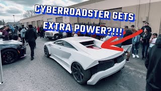 CyberRoadster gets a new feature behind the seats and under the glass