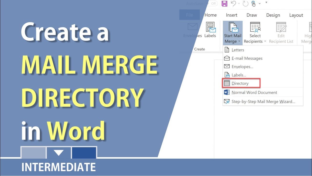 Microsoft Word Directory Template from i.ytimg.com