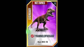 Top 17 Strongest Dinosaur in JWTG (Jurassic world the game)