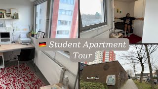 German Student Apartment TOUR // Robert Koch Dorm Tour + Cost of living as a Student in Germany