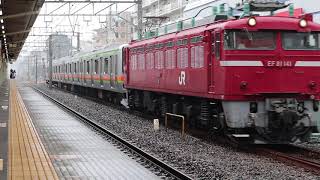 2018/10/23 E231系3000番台ハエ46編成 AT出場配給 土呂駅通過