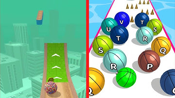 GOING BALLS vs A-Z RUN All Levels Gameplay Android iOS #6