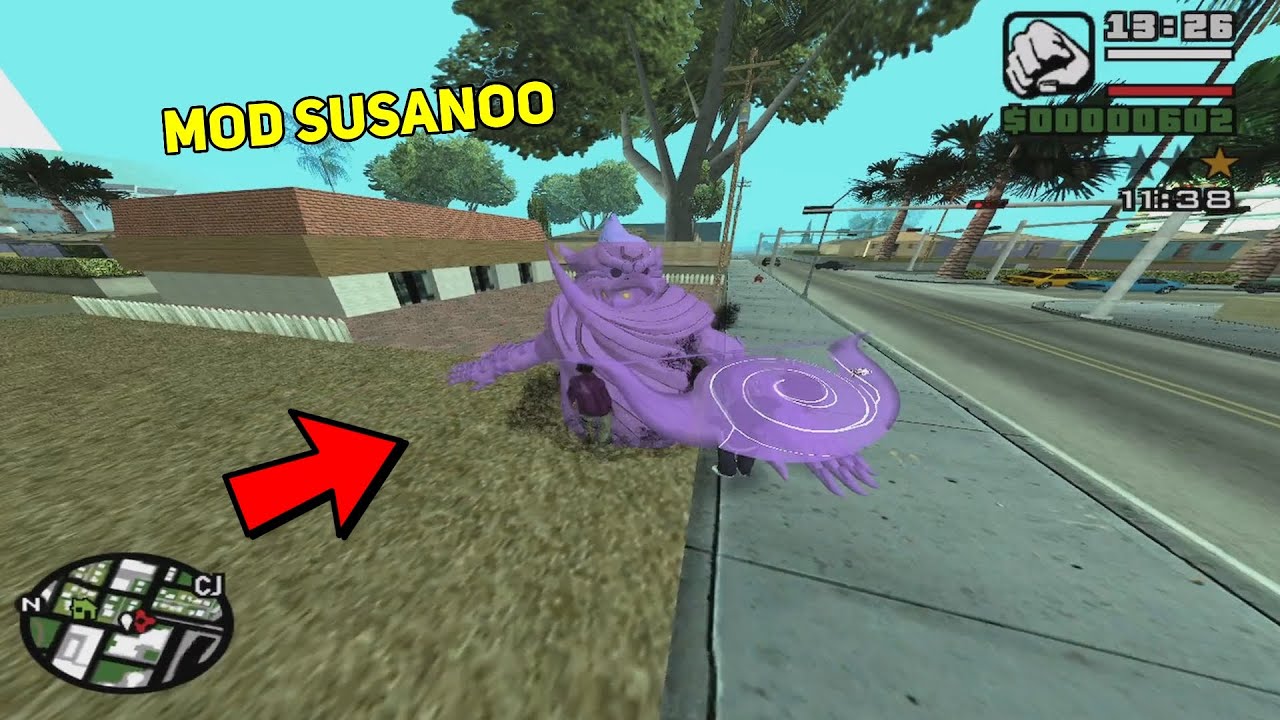 5300 Mod Gta Sa Android Naruto Jutsu Pack  HD
