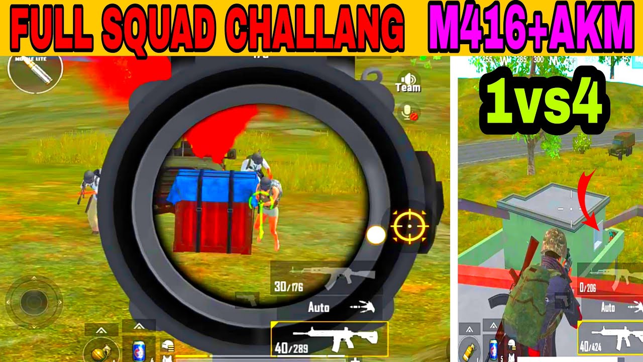 Solo Vs Squad Rush Gameplay Full Squad Challang Topic Chat Youtube