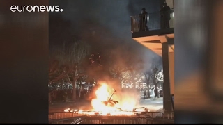 Student protests at the university of california berkeley degenerated
into violence on wednesday night, forcing milo yiannopoulos to cancel
his scheduled ...