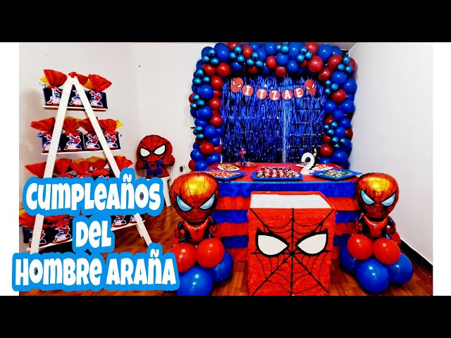  Spiderman - Decoraciones de fiesta de cumpleaños de 5