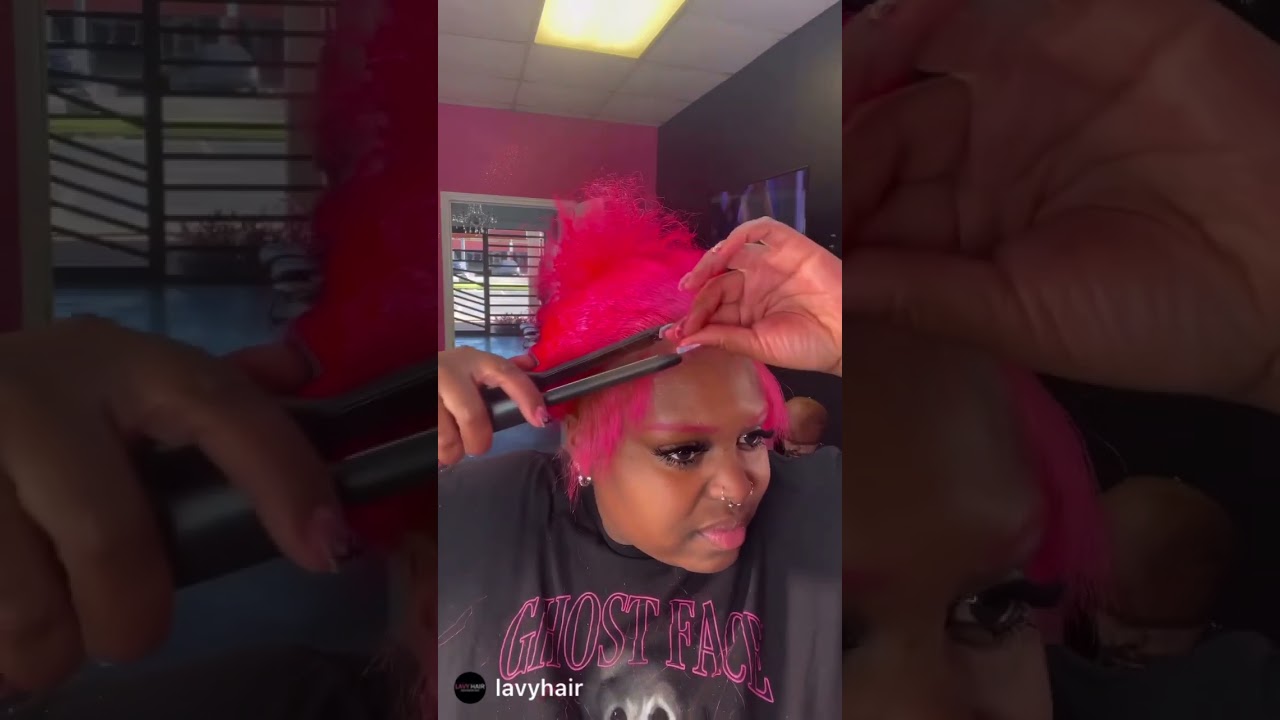 Pink Lace Frontal Wig