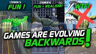 Games are evolving backwards! (PROOF)