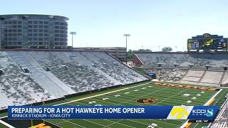 Beating the heat during the Hawkeyes season opener