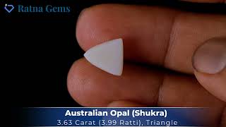 Product Video for: Triangle Cut Australian Opal 3.63 Carat (3.99 Ratti)