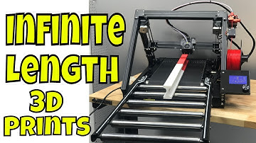 Infinite Length 3D Prints on Creality CR-30 - Naomi Wu