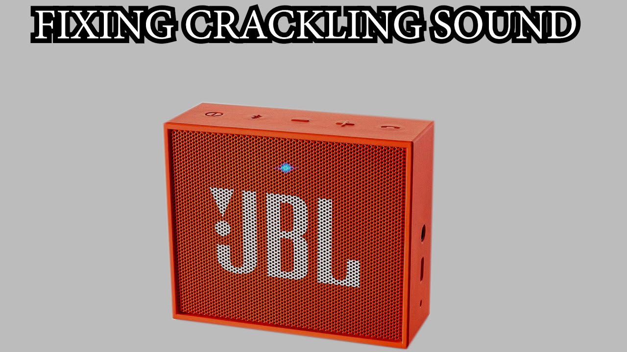 Fixing crackling sound in speaker | JBL Speaker Repair - YouTube
