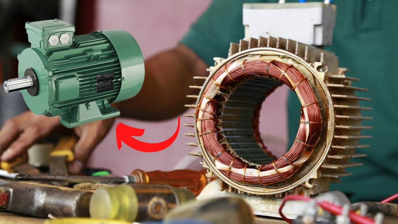Amazing Technique of Electric Motor Winding [ handwork ] YouTube