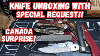 Canadian Knife Unboxing with Special Request!