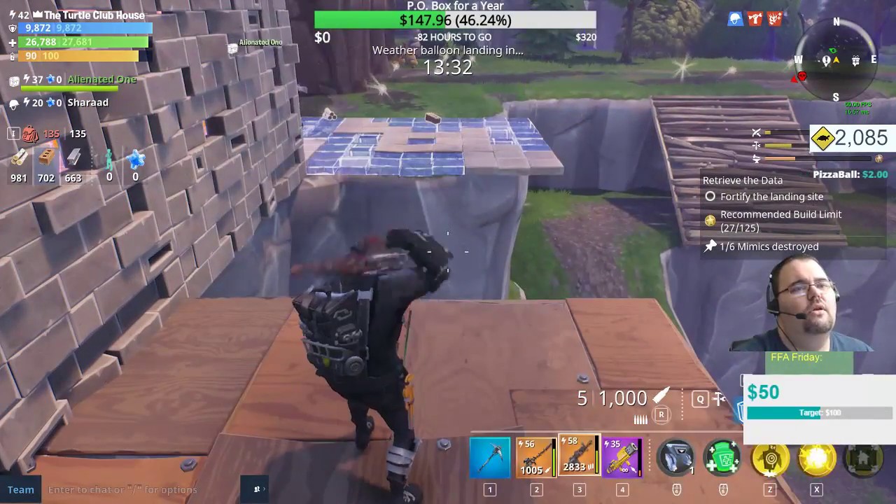 gaming logo Free For All Friday - Playing with Subs - Fortnite Save the World by Pizza Ball!