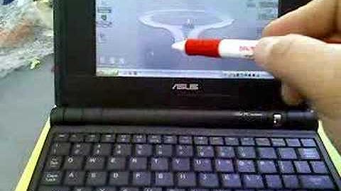 ASUS eee PC TOUCH SCREEN / PANEL Windows XP DEMO mac
