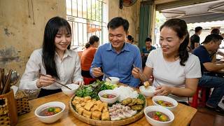 Dao took Robert and Mai out to explore and sample traditional Hanoi dishes. #greenforestlife