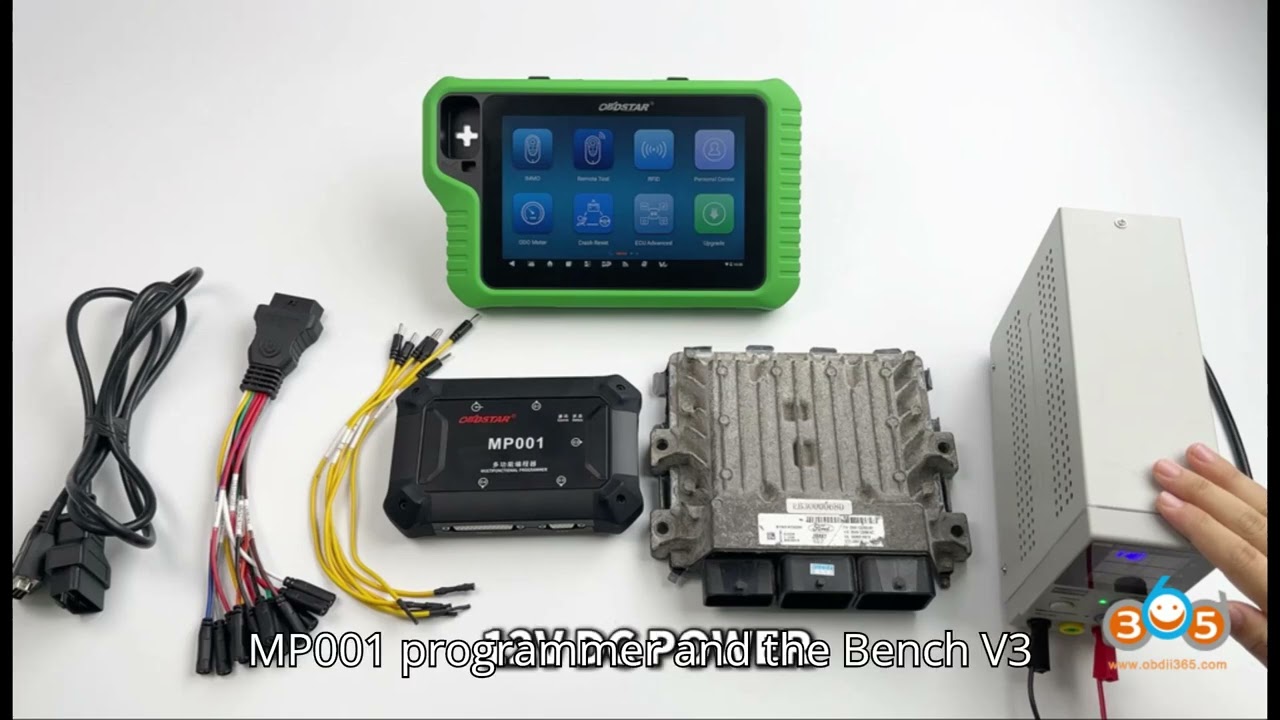 OBDSTAR G3 Read and Write Ford SID209 in Boot Mode