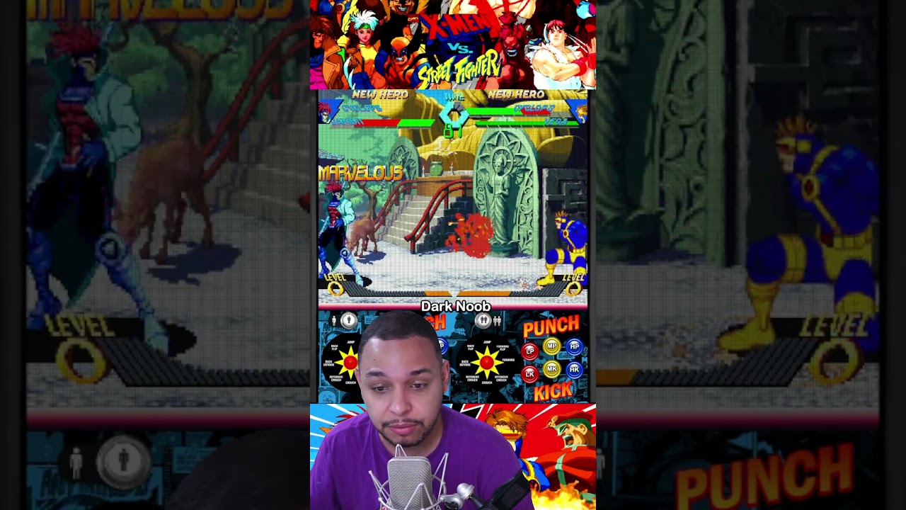 A GAMEPLAY INSANA DO X-MEN VS STREET FIGHTER (1996) - YouTube