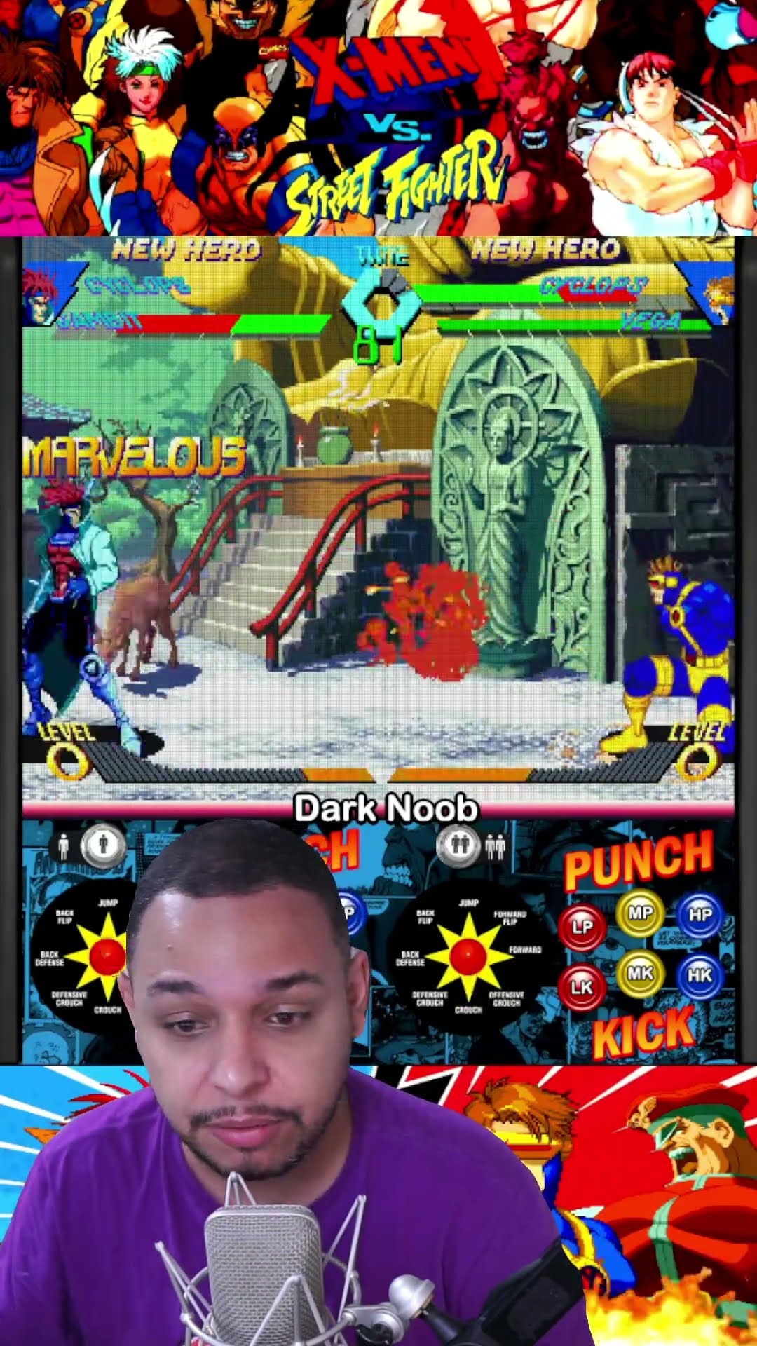 A GAMEPLAY INSANA DO X-MEN VS STREET FIGHTER (1996) - YouTube