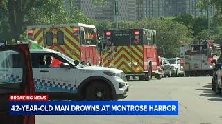 Man dies after being pulled from water at Montrose Harbor, Chicago police say