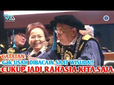 Jawaban Kuesioner Lucu Mahasiswa Saat Sidang Terbuka wisuda ITB 2017/2018