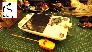 Solar Powered RC Boat Stage #2
