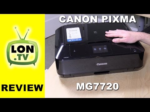 Canon Pixma MG7720 Review - Wireless All-In-One Printer with Scanner - Air Print Google Cloud Print