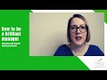 How to be a brilliant manager!