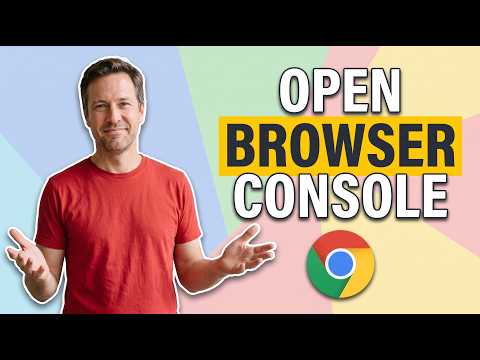 How To Open The Browser Console In Google Chrome (Easy Guide)