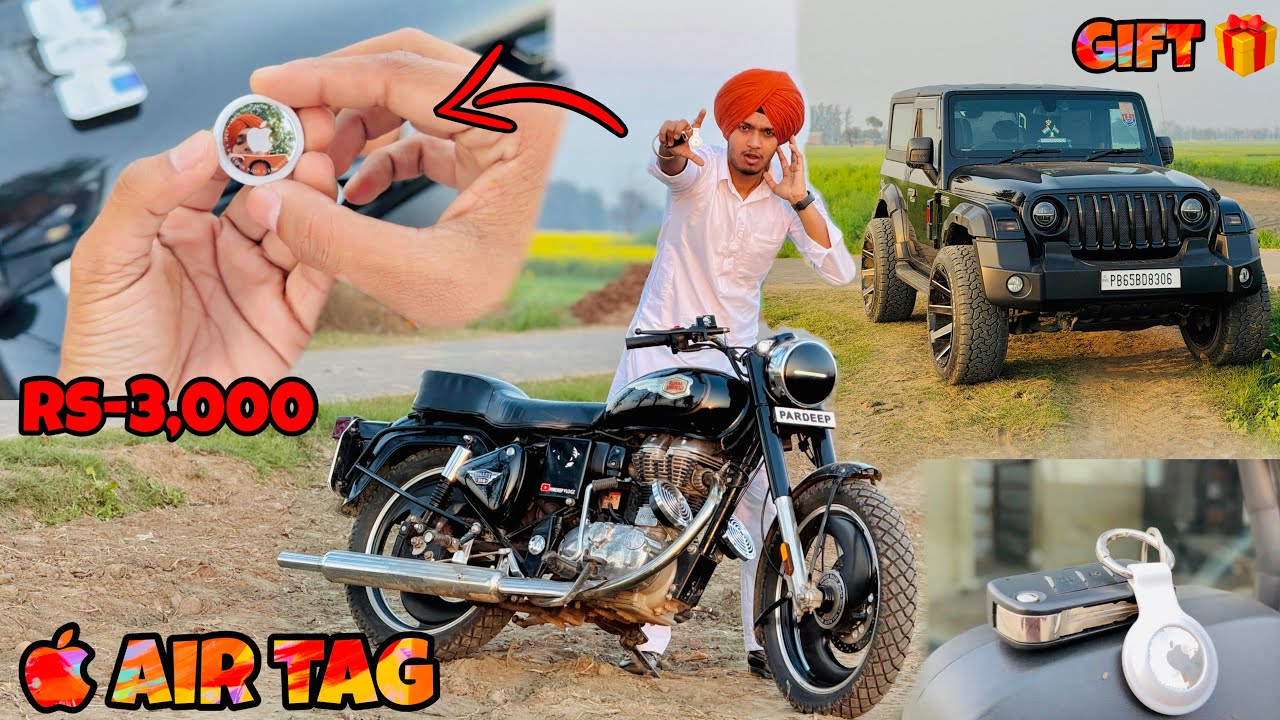  AIR TAG BUY KRLEA❤️‍🔥 HUN NHI HUNDA BULLET CHORI 🥷