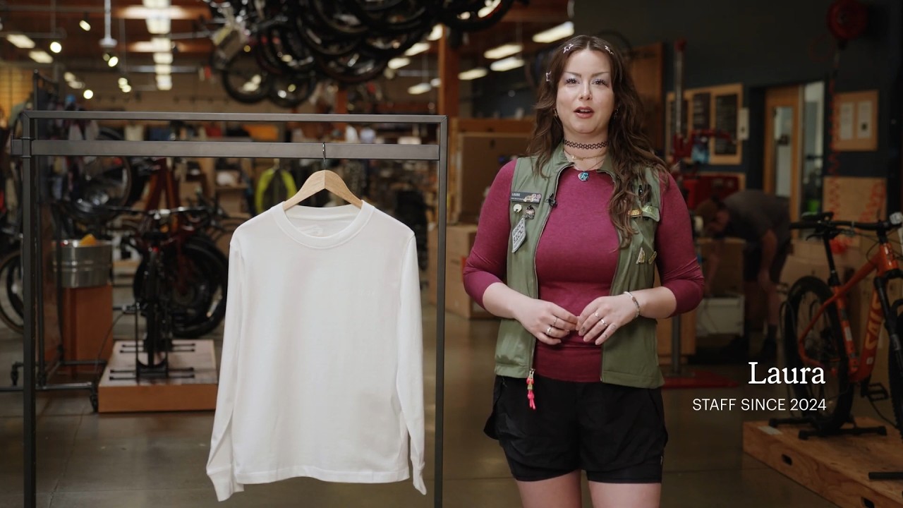 Preview of Arc'teryx Kragg Cotton Bird Long-Sleeve Crew Shirt - Women's Video